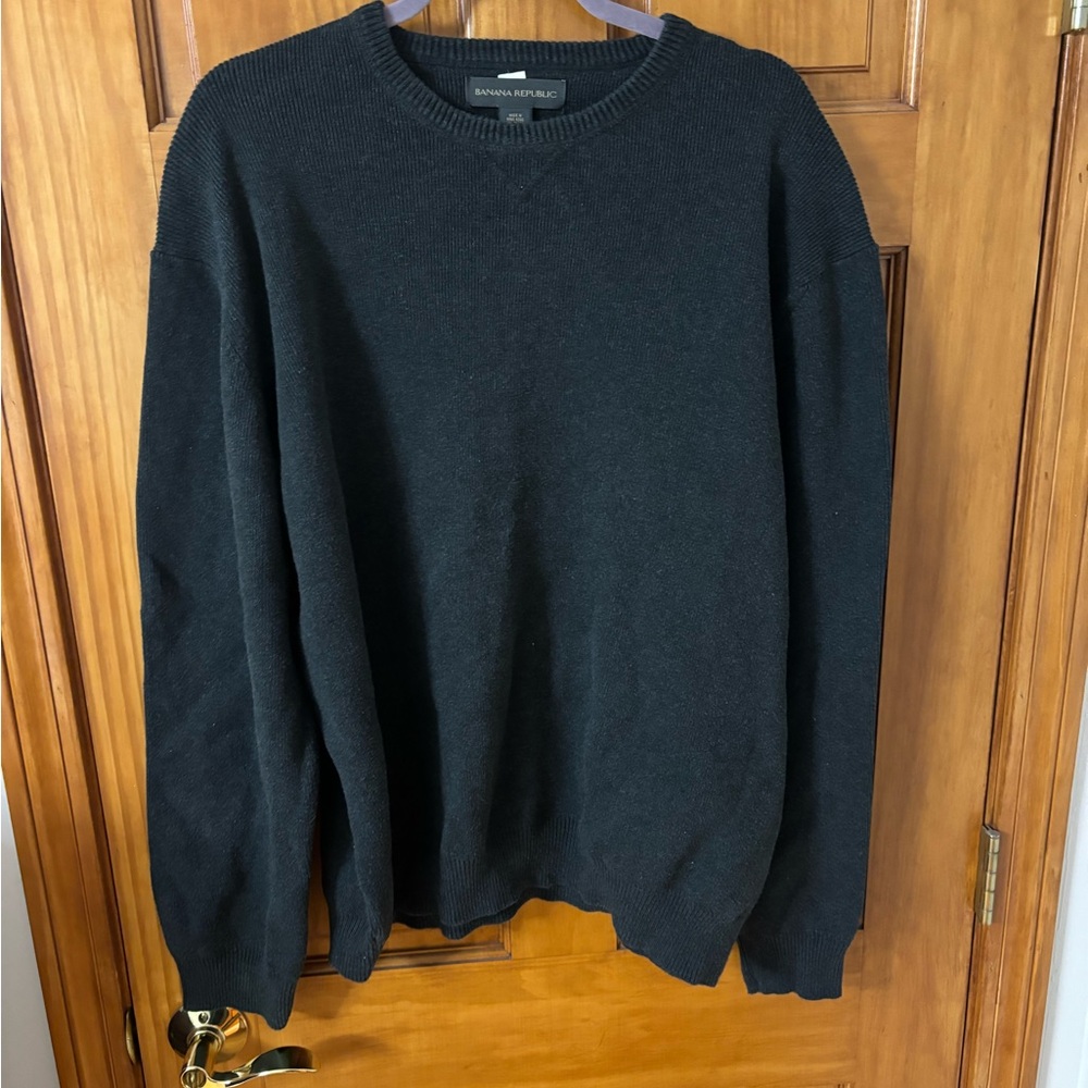 Banana Republic grey Men's Sweater